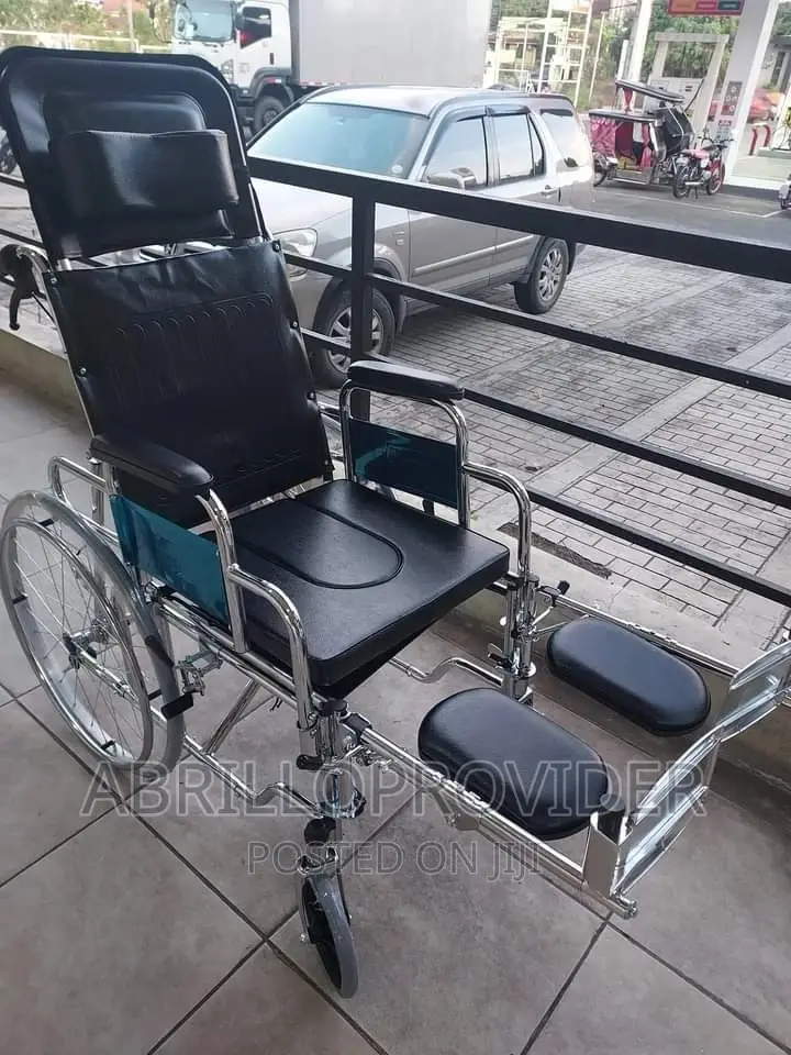 Comfortable Mobile Wheelchair 
Almunium