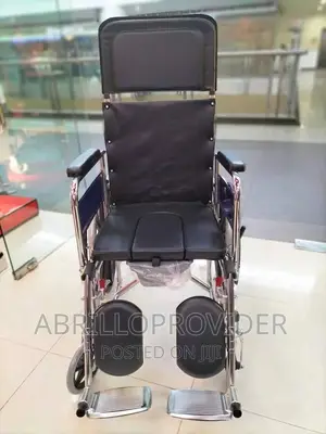 Commode Wheelchair, Full Option - Sq1012