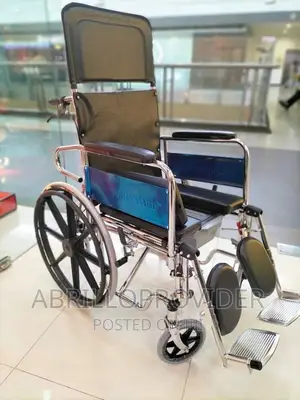Photo - Commode Wheelchair, Full Option - Sq1012