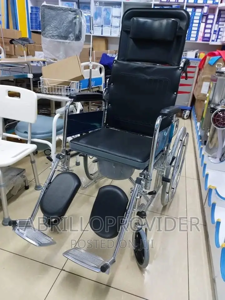 Commode Wheelchair, Full Option - Sq101