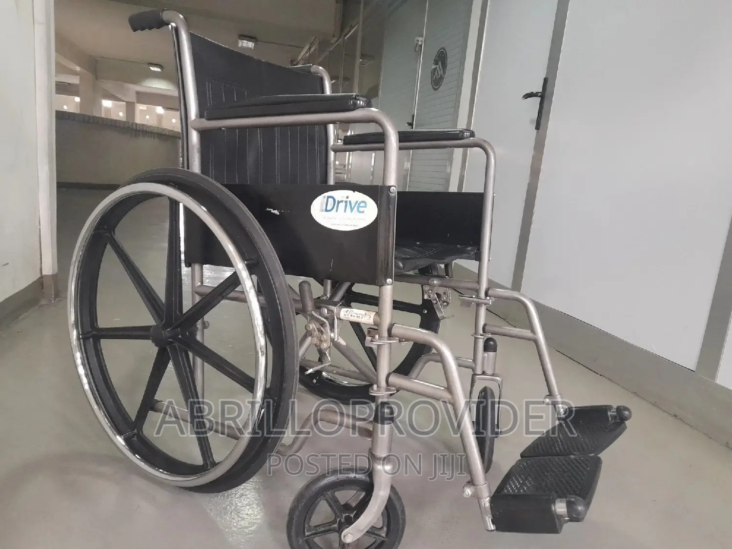Pure Leather Almunium Wheelchair