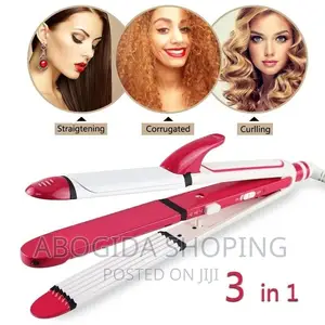 Photo - 3 in 1 Professional Hair Curler Straighterner