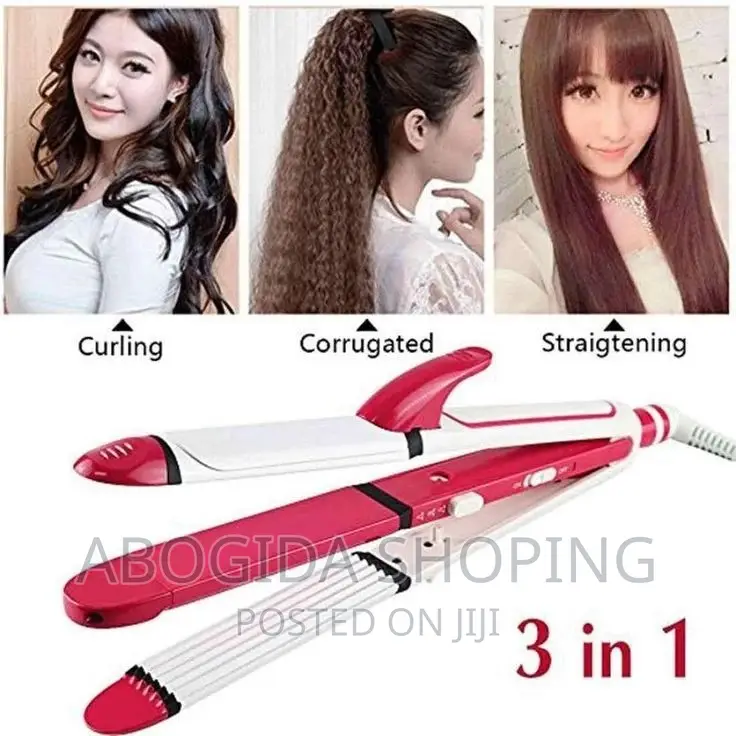 3 in 1 Professional Hair Curler Straighterner