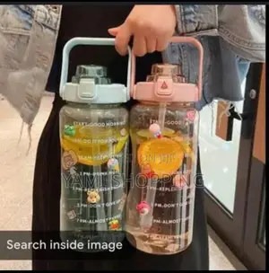 2L Water Bottle With And With Out Straw