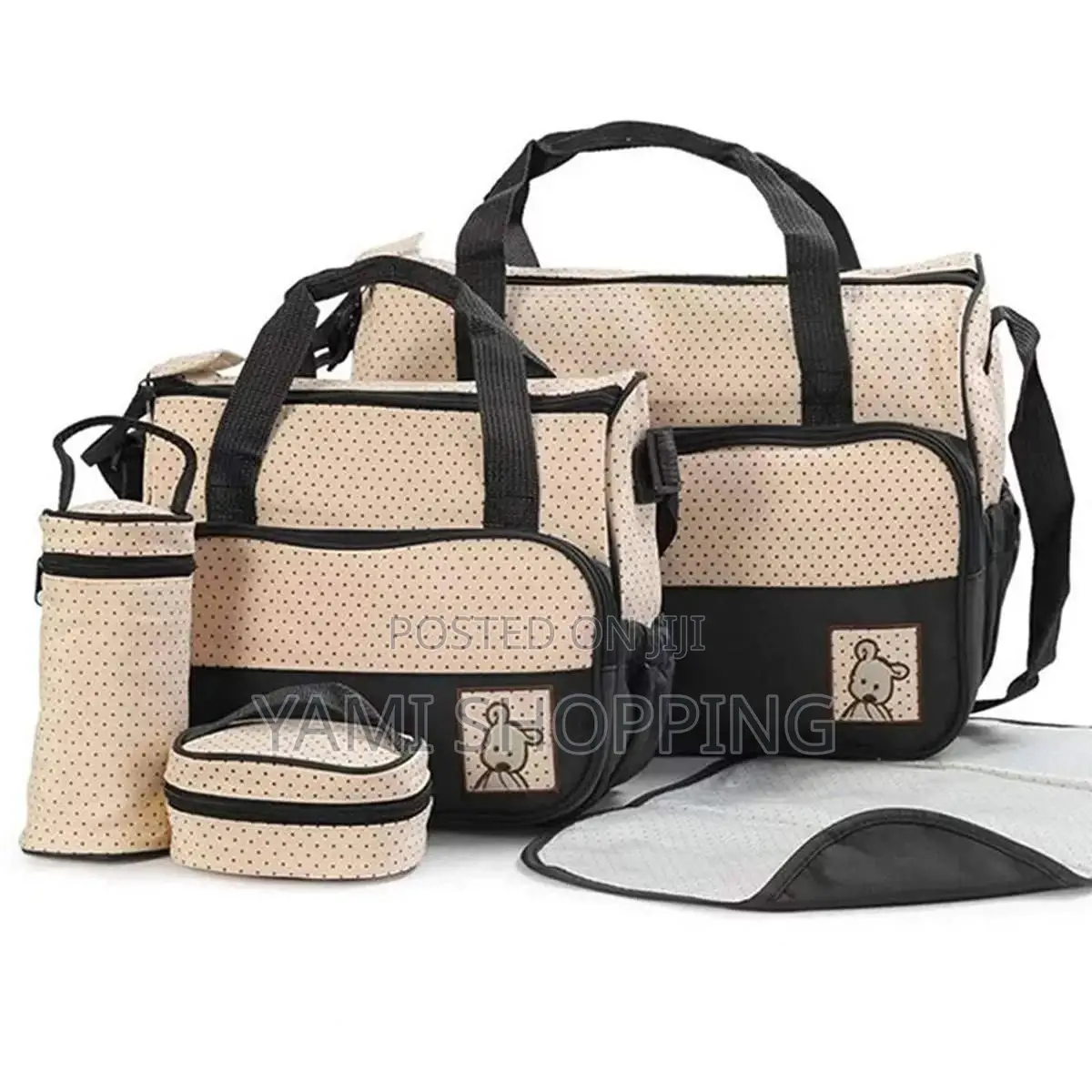 5piece Baby Diaper Bag
For Moms