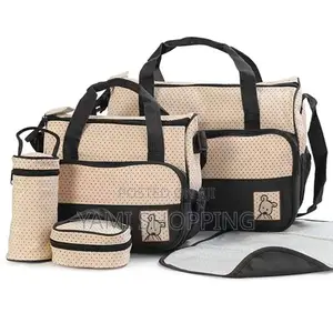 5piece Baby Diaper Bag
For Moms