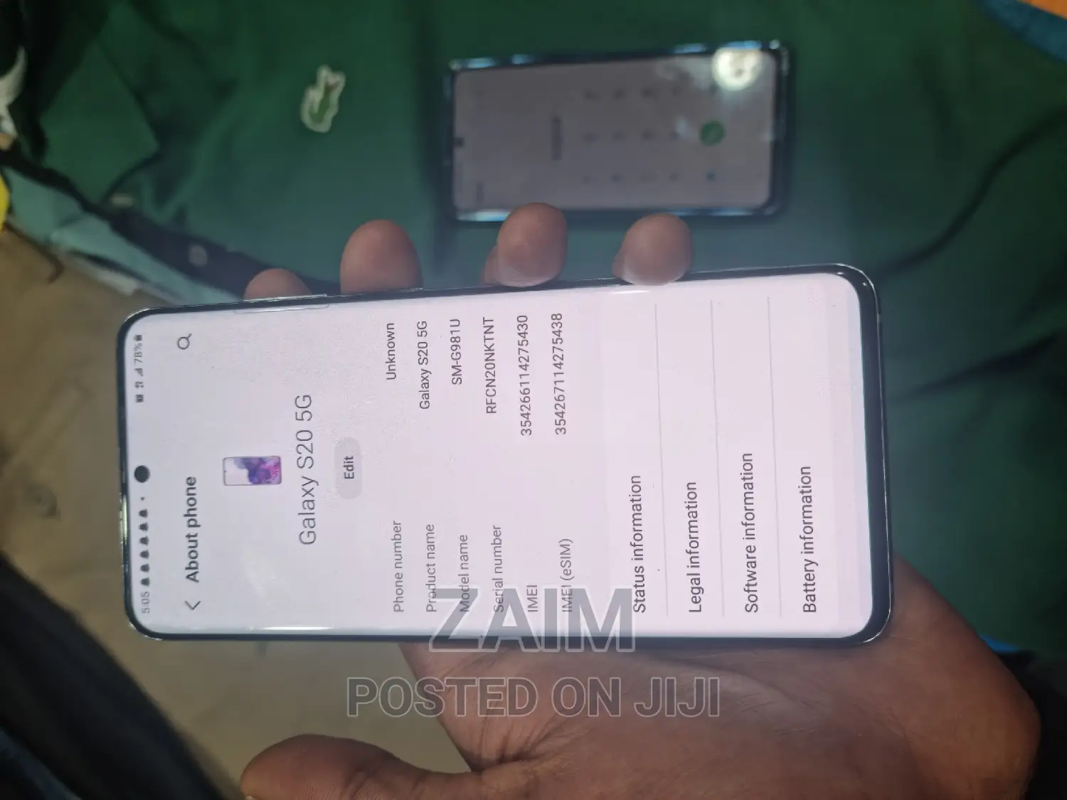 Samsung Galaxy S20 128 GB