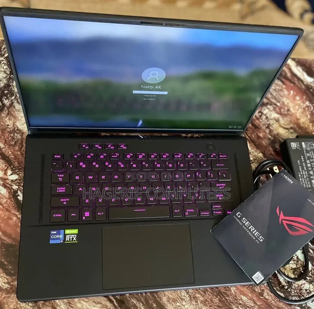 New Laptop Asus ROG Zephyrus M16 GU603HR 16GB Intel Core I9 SSD 1T