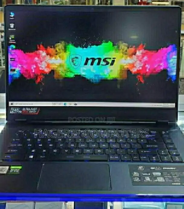 New Laptop MSI GE66 Raider 10SGS 16GB Intel Core I7 SSD 1T