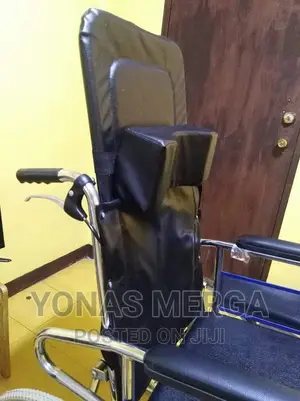Wheelchair With Commode Opening, High Back Bedsidetoilet
