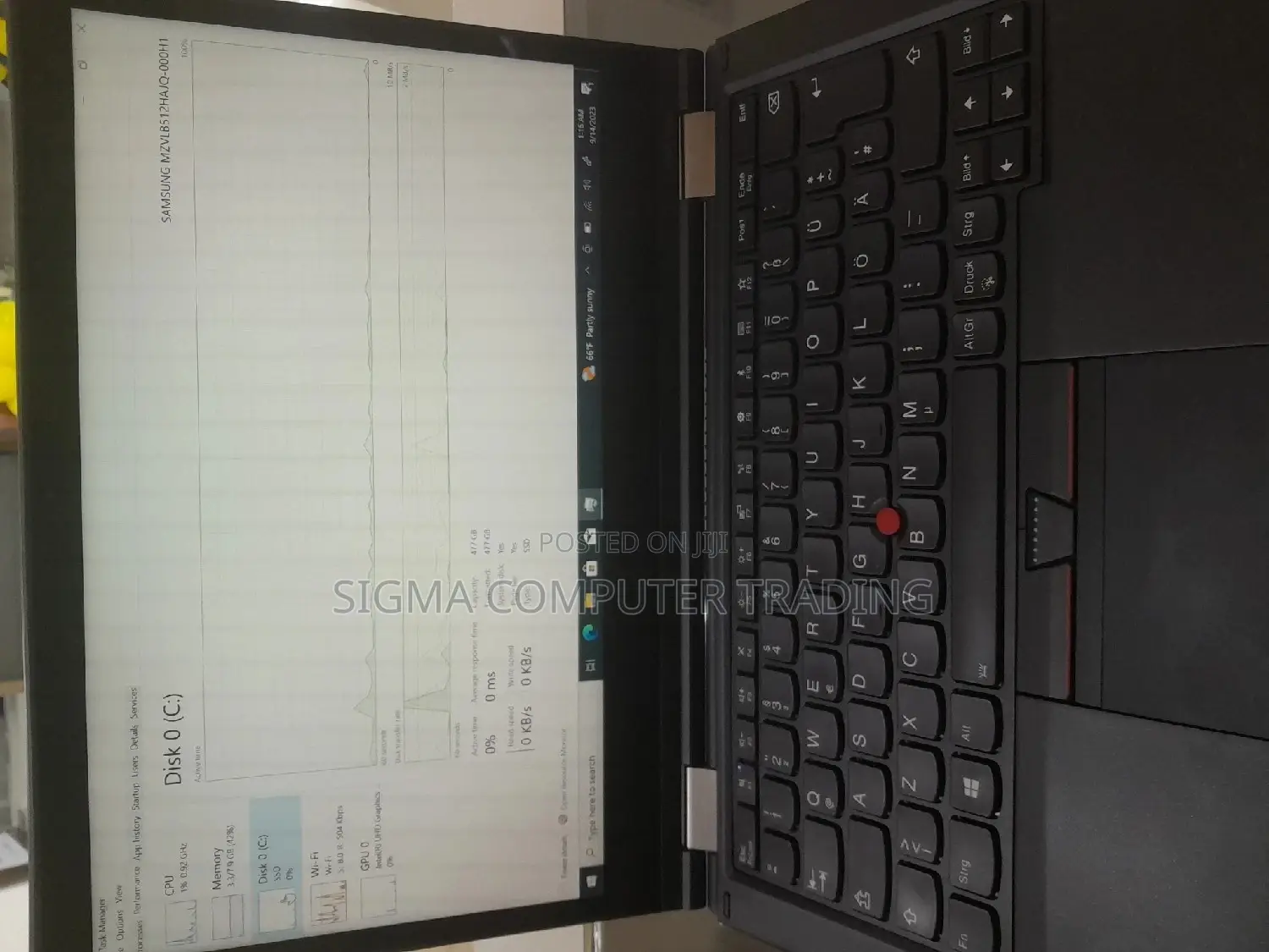 New Laptop Lenovo ThinkPad T470 8GB Intel Core I5 SSD 256GB