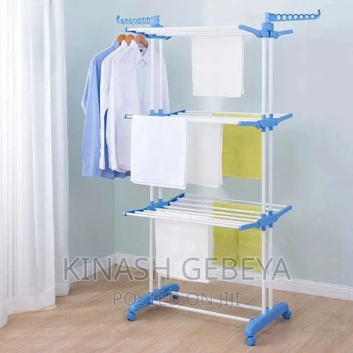 3 Layer Efficient Cloth Hanger(ቀለል ያለ ልብስ ማስጫ)