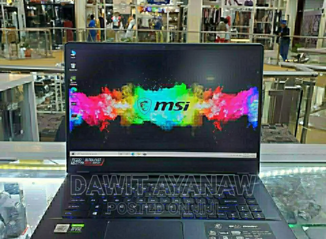 New Laptop MSI GE66 Raider 16GB Intel Core I7 SSD 1T