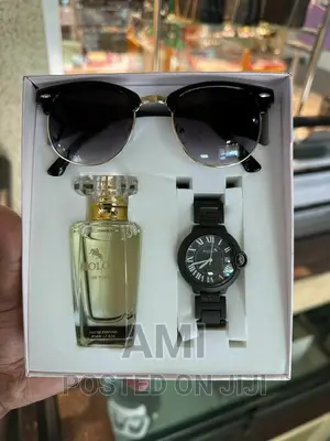 POLO AIR Women's Wristwatch Set, Perfume and Sunglass Set