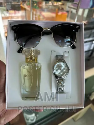 POLO AIR Women's Wristwatch Set, Perfume and Sunglass Set