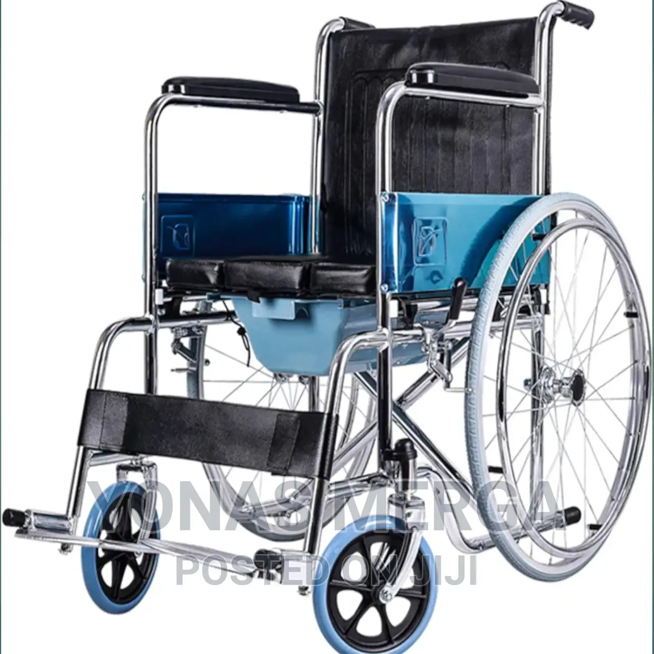 Commode Wheelchair Essentials Storage Pocket on Backrest