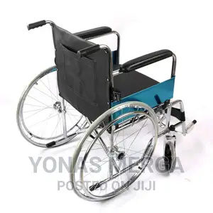 Photo - Hospital Commode Foldable Wheelchair, Model Number:BT1004