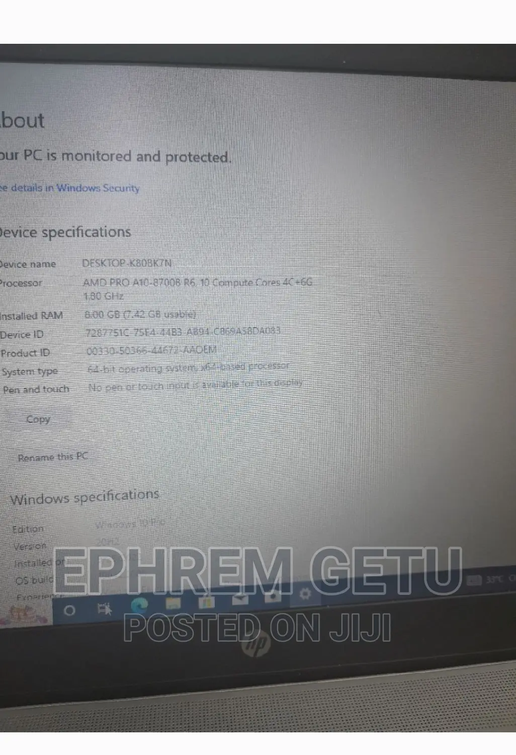 New Laptop HP EliteBook 840 8GB AMD A10 HDD 1T