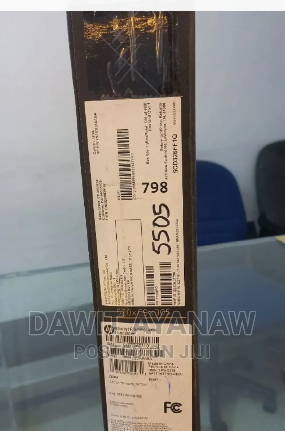 New Laptop HP Victus 16 8GB Intel Core I5 SSD 512GB