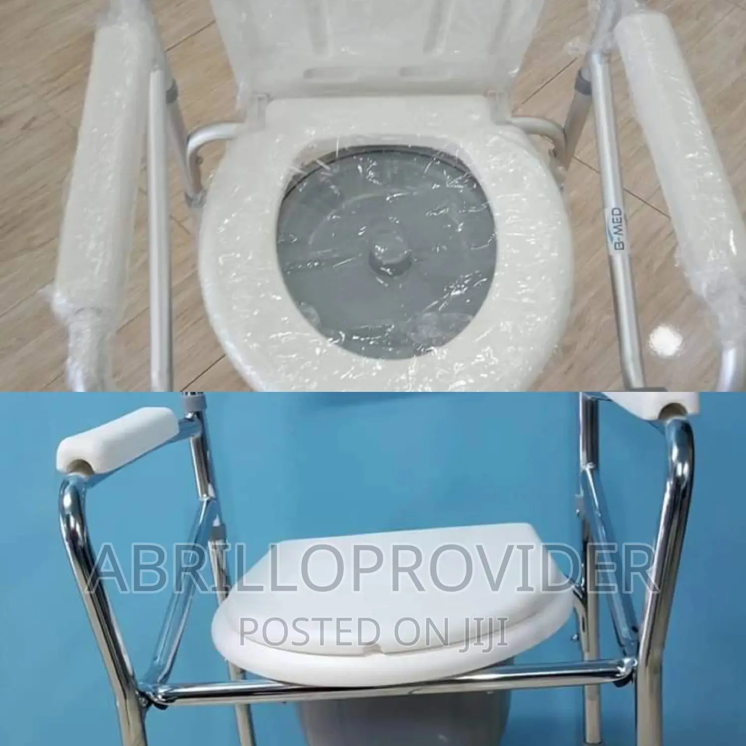 Commode Chair Cum Stool for Adults, 
Foldable