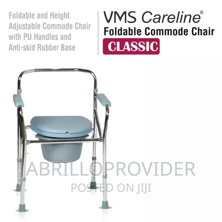 Careline Foldable Commode Chair CLASSIC