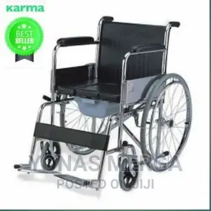 Photo - Commode Wheelchair Best Comfort of Patient Its Foldable