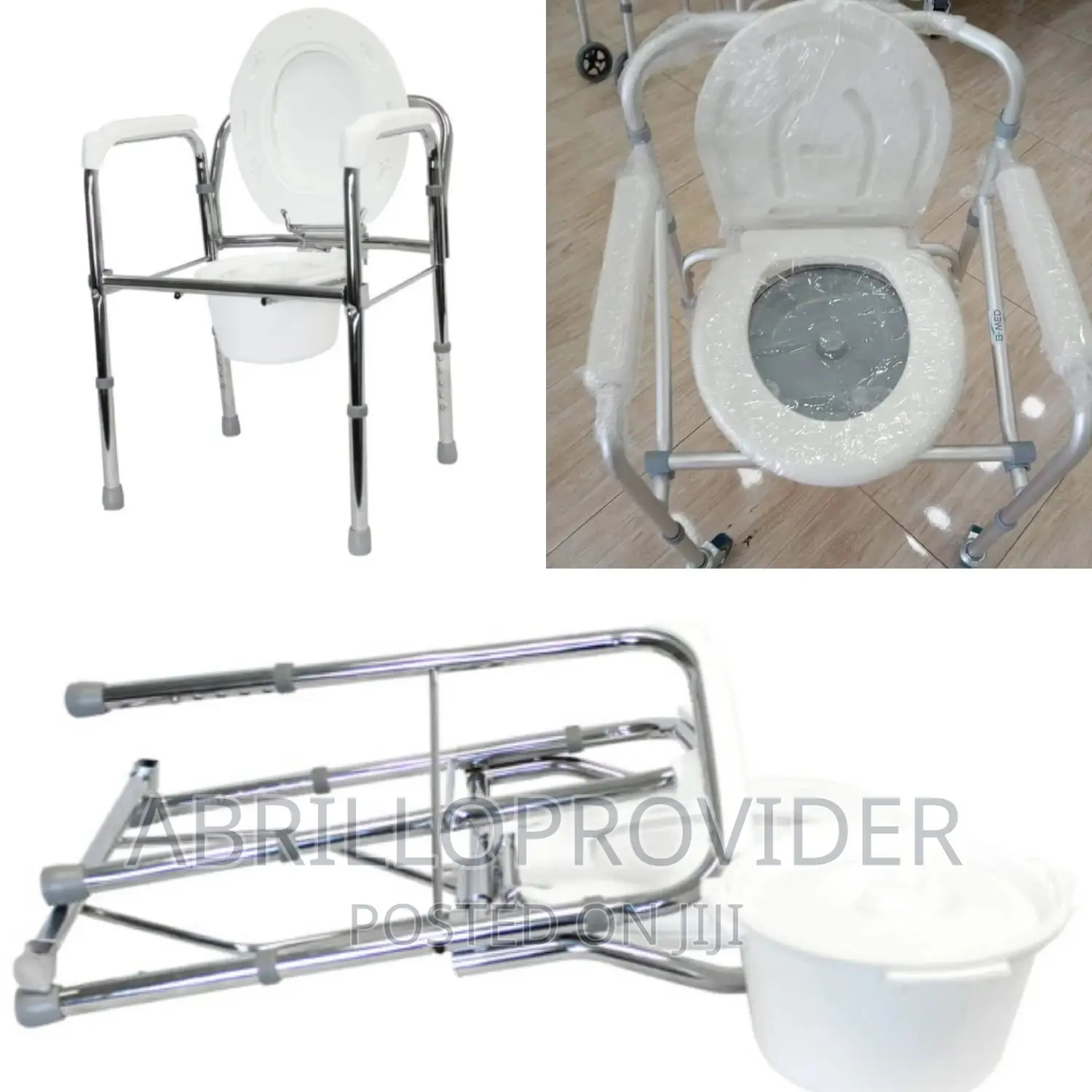 Folding Commode Toilet Chair / Commode Chair