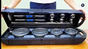 በቤቶ ስፖርት ይስሩ Dumbbell and Barbell 50kg Silver and Black