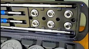 በቤቶ ስፖርት ይስሩ Dumbbell and Barbell 50kg Silver and Black