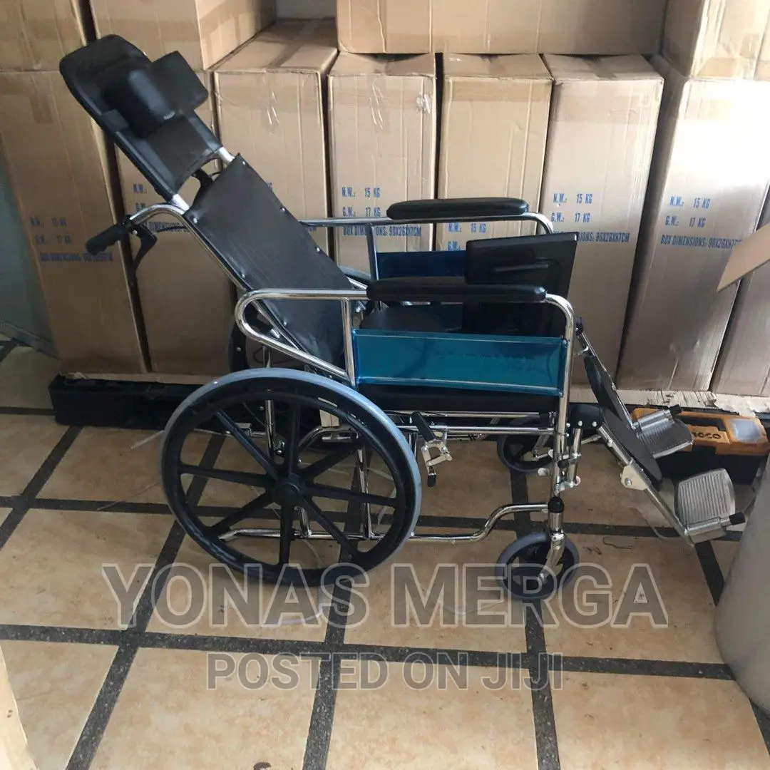 Procare Reclining Wheelchair With Commode