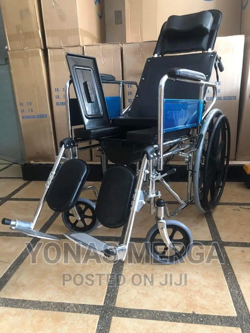 Procare Reclining Wheelchair With Commode