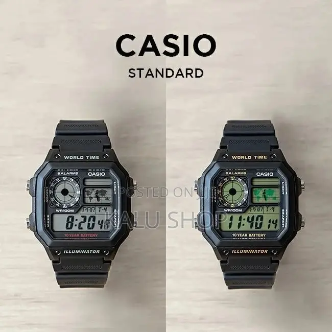 Casio Illuminator World Time Watch