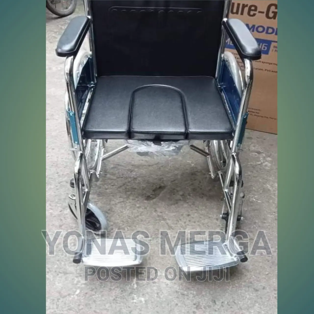 Commode Space Saving Rigid Support Adjustable Support