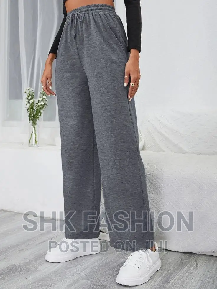 Drawstring Waist Training Pants