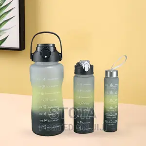 Motivational Water Bottle 3 In 1