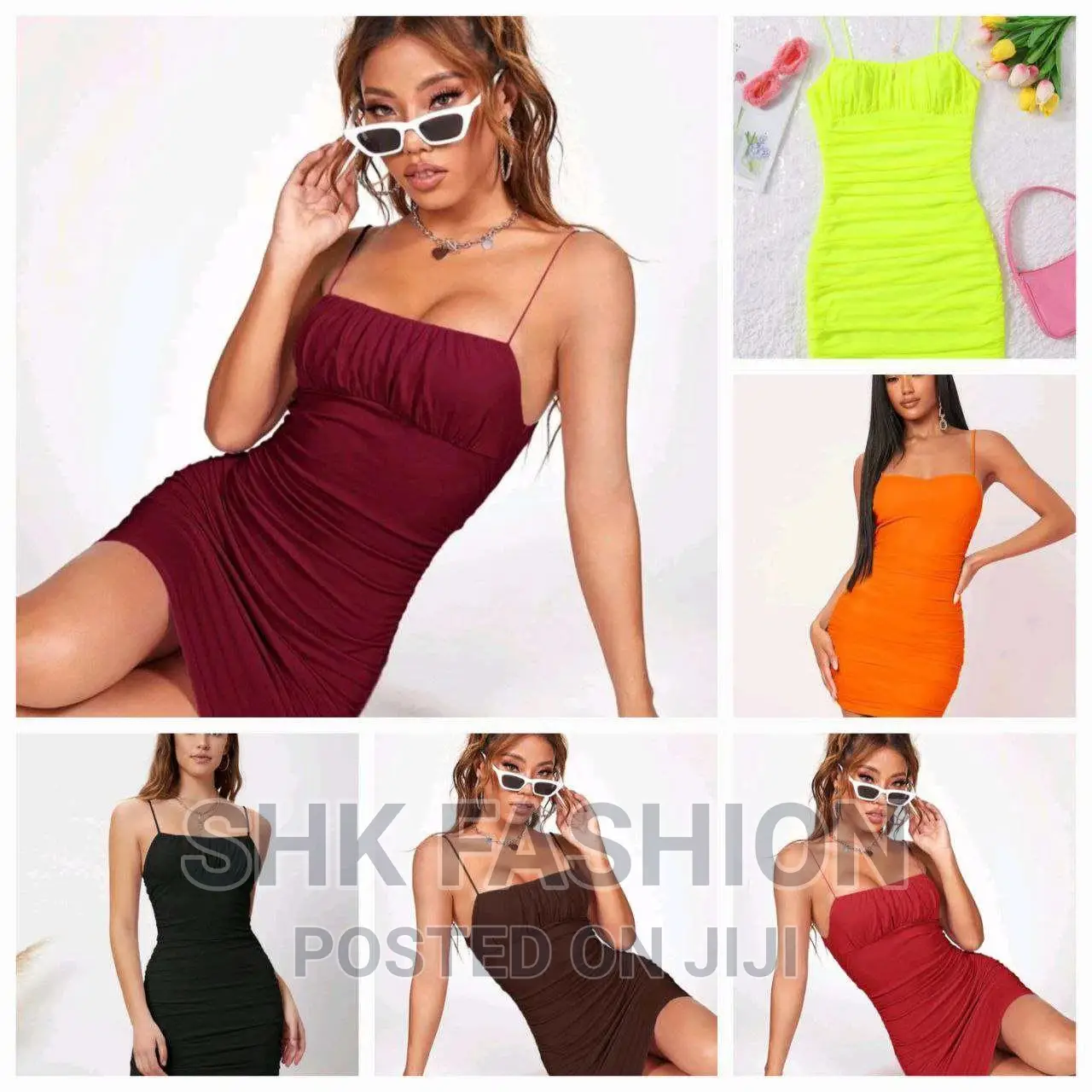 Ruched Bust Bodycon Dress