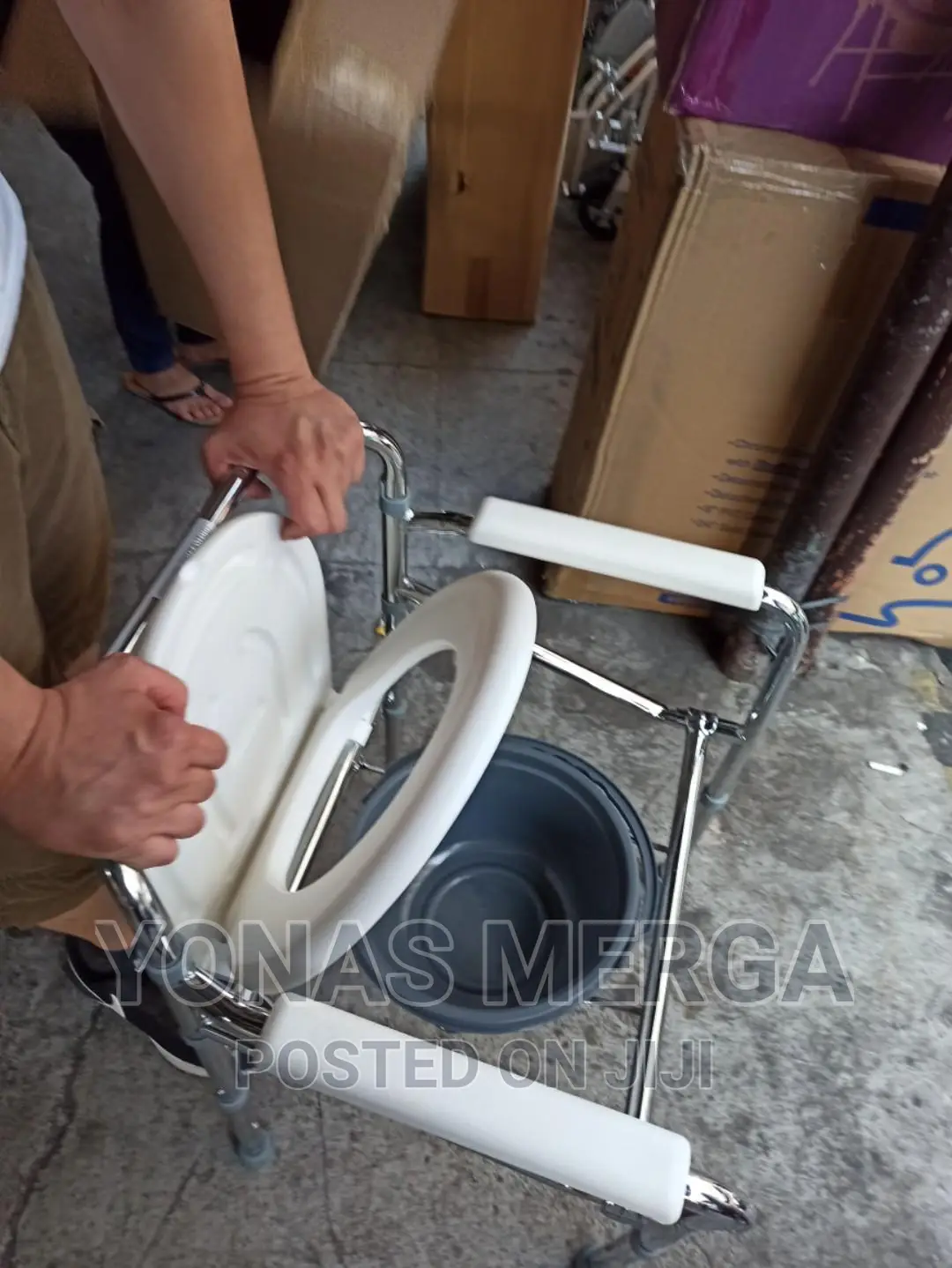Bedside Commode Shower Chair Raised Toilet Seat