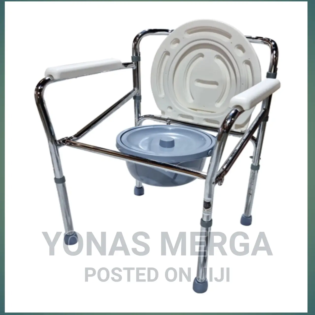 Commode Easily Positions Over Existing Toilets.