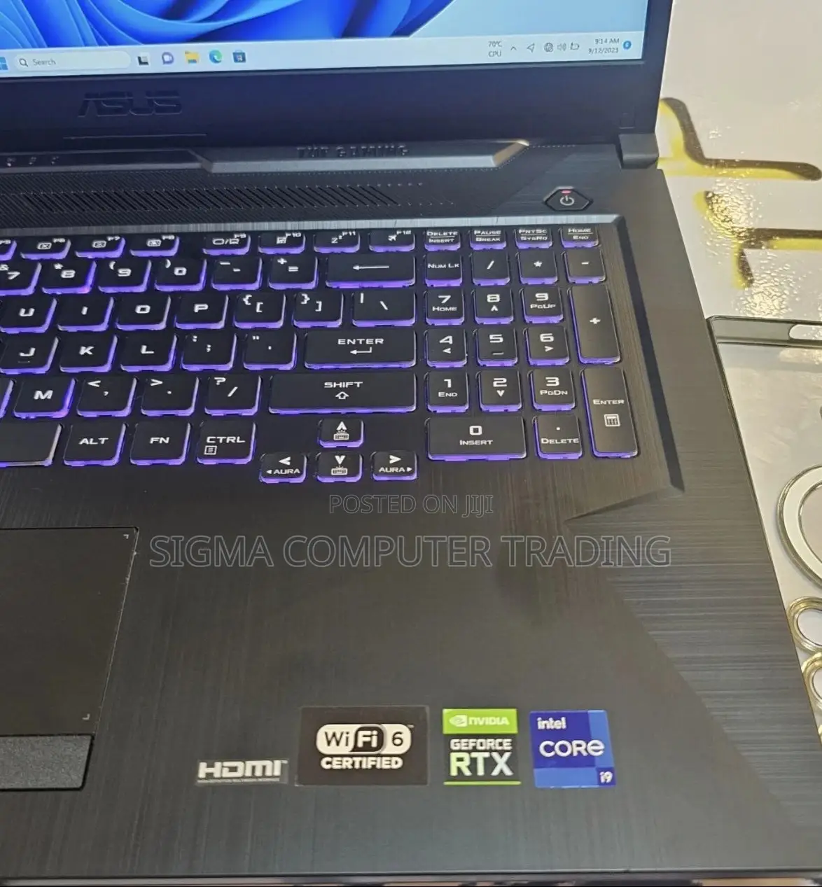 New Laptop Asus TUF Gaming FX504 32GB Intel Core I9 SSD 1T