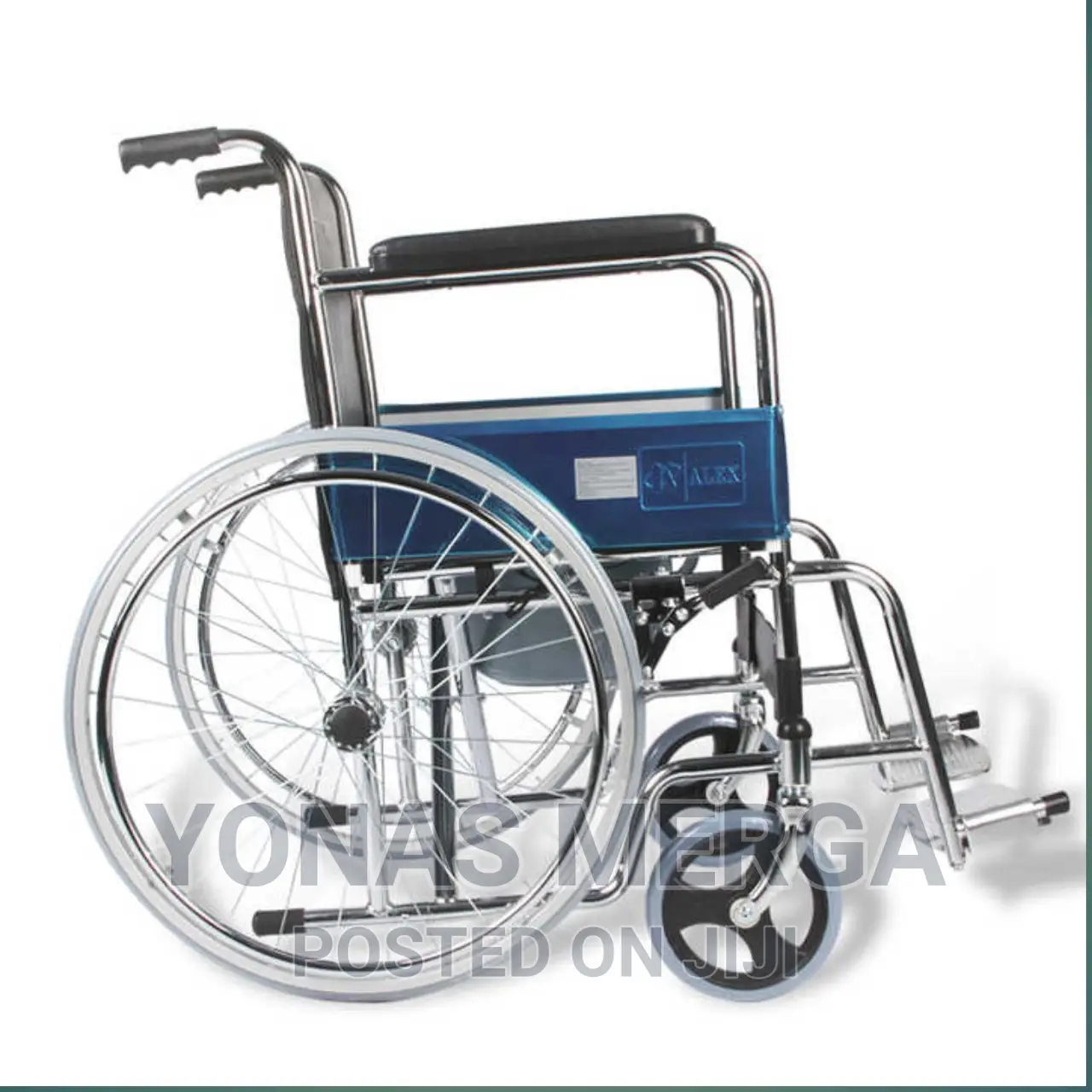 Wheelchair With Center Cut Commode (608) - Smart Care