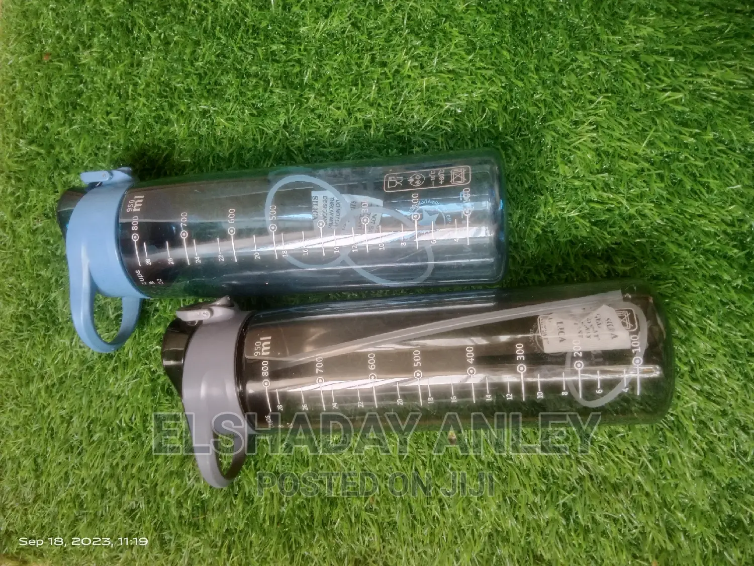 Water Bottle With Straw