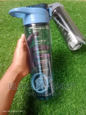 Water Bottle With Straw