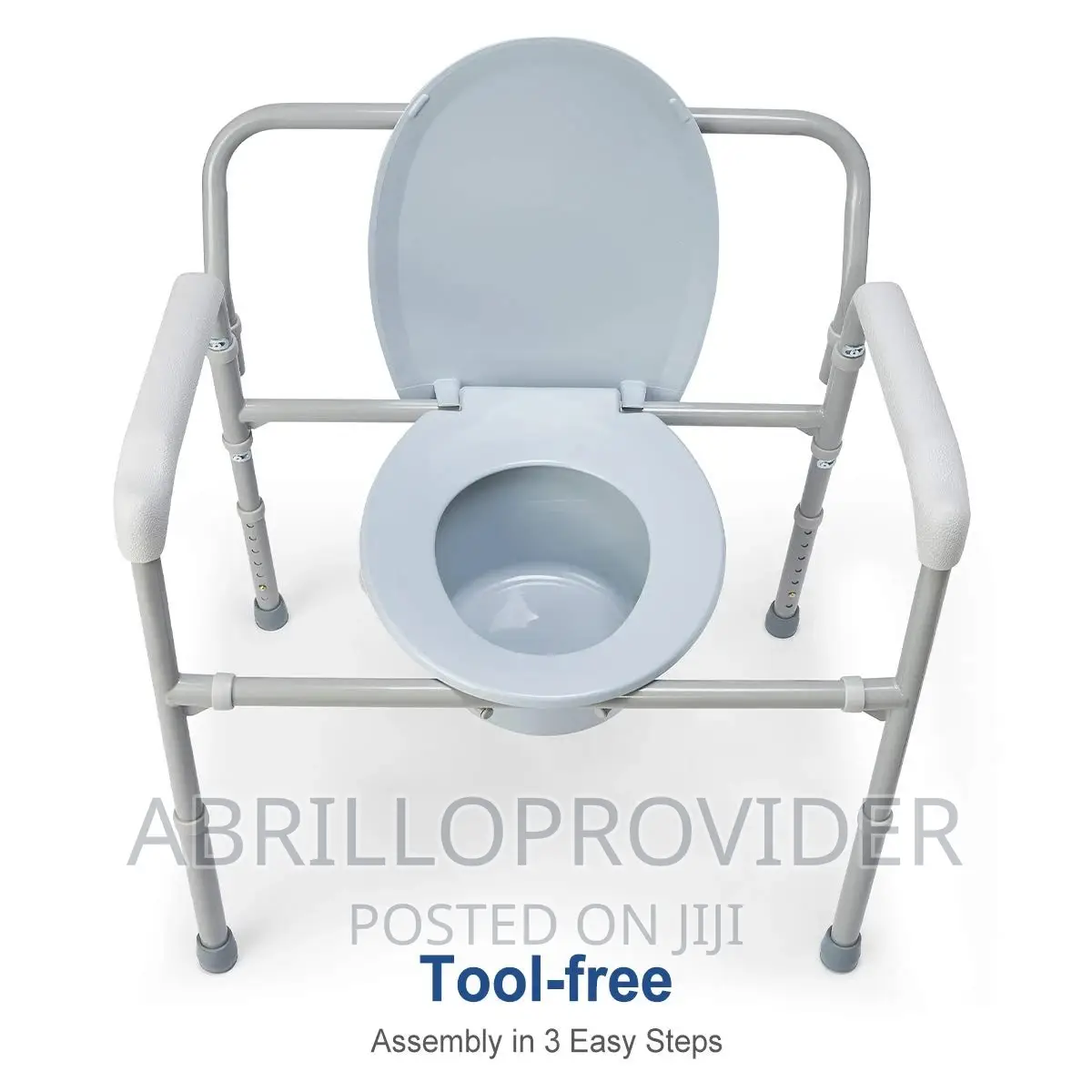 Commode Chair Almunium/#Commode Chair/ Flexible