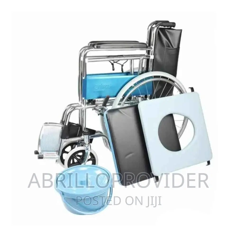 Kosmocare Almunium Commode Wheelchair