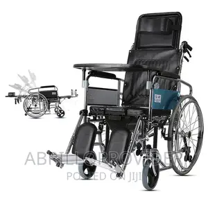 Strecher Almunium Wheelchair With Commode