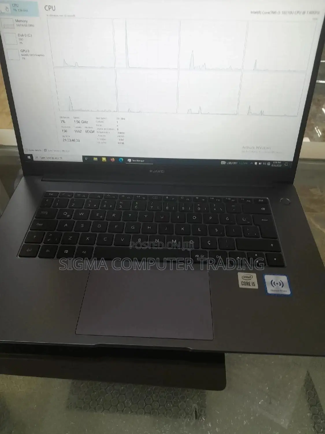 New Laptop Huawei Matebook D 15 8GB Intel Core I5 SSD 512GB