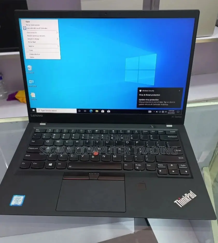 New Laptop Lenovo ThinkPad X1 Carbon 16GB Intel Core I7 SSD 512GB