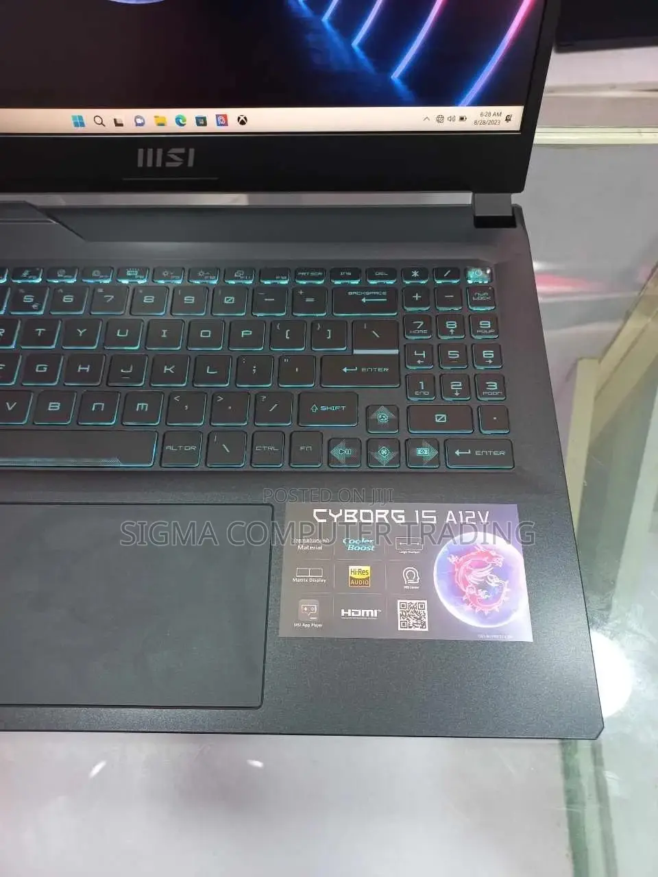 New Laptop MSI MSI Sword 15 8GB Intel Core I7 SSD 512GB