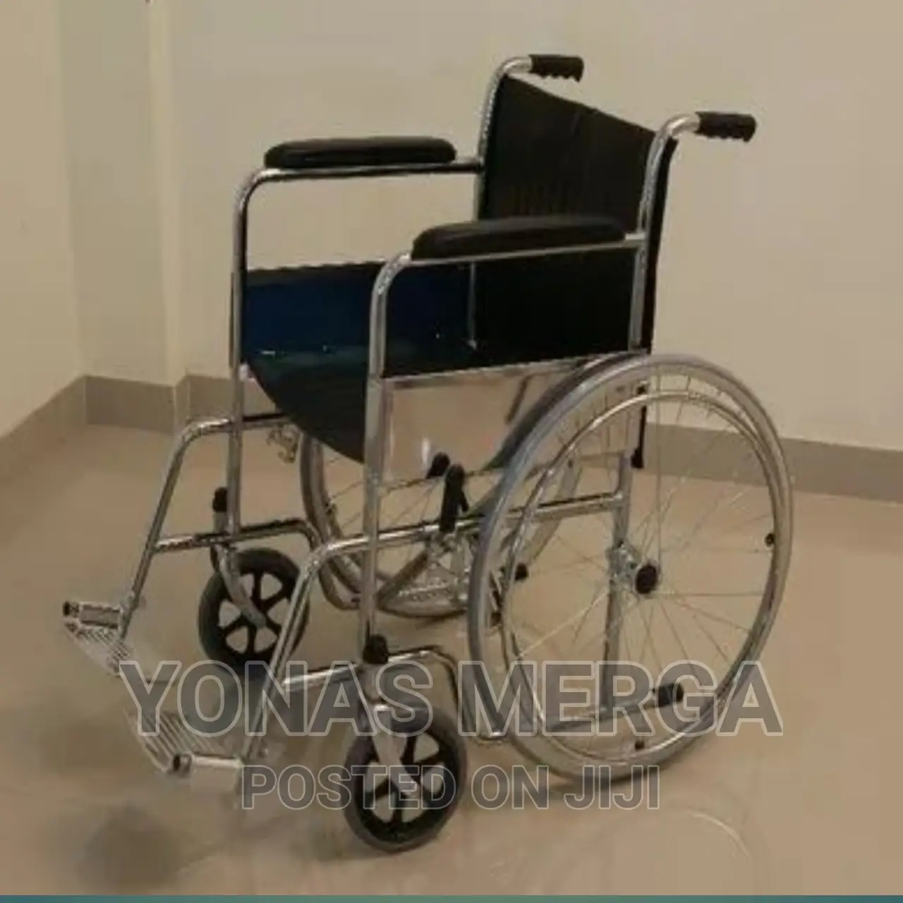 Wheelchair, Leather,Polyester Fiber Material for Bottom Back