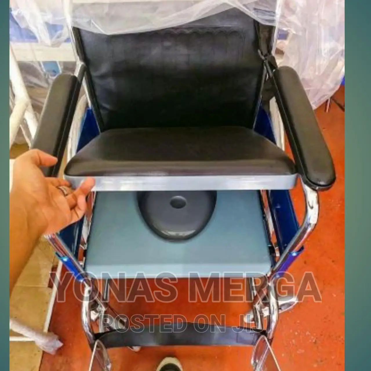 Wheelchair to Move by Themselves Using Their Hands or Feet.